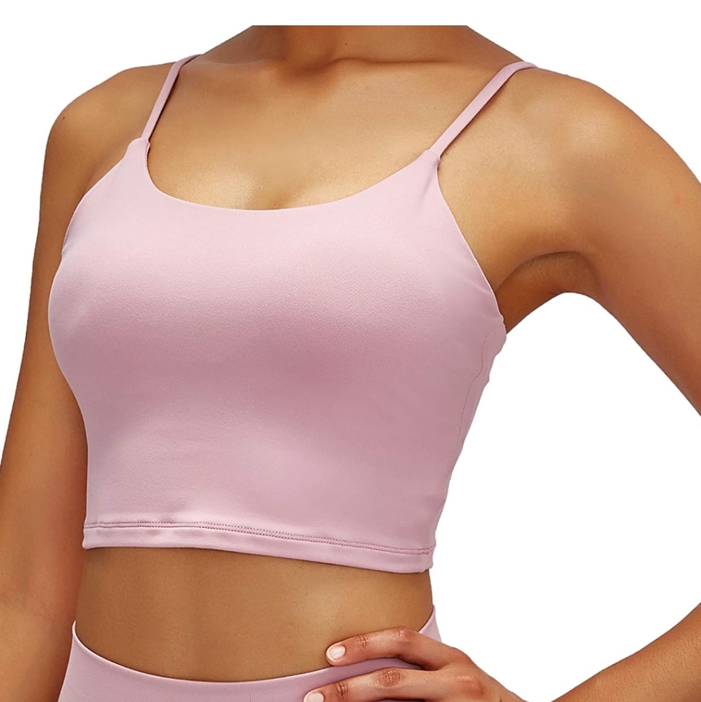Light pink crop top
